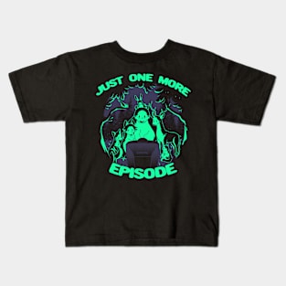 Just One More Episode by Tobe Fonseca Kids T-Shirt